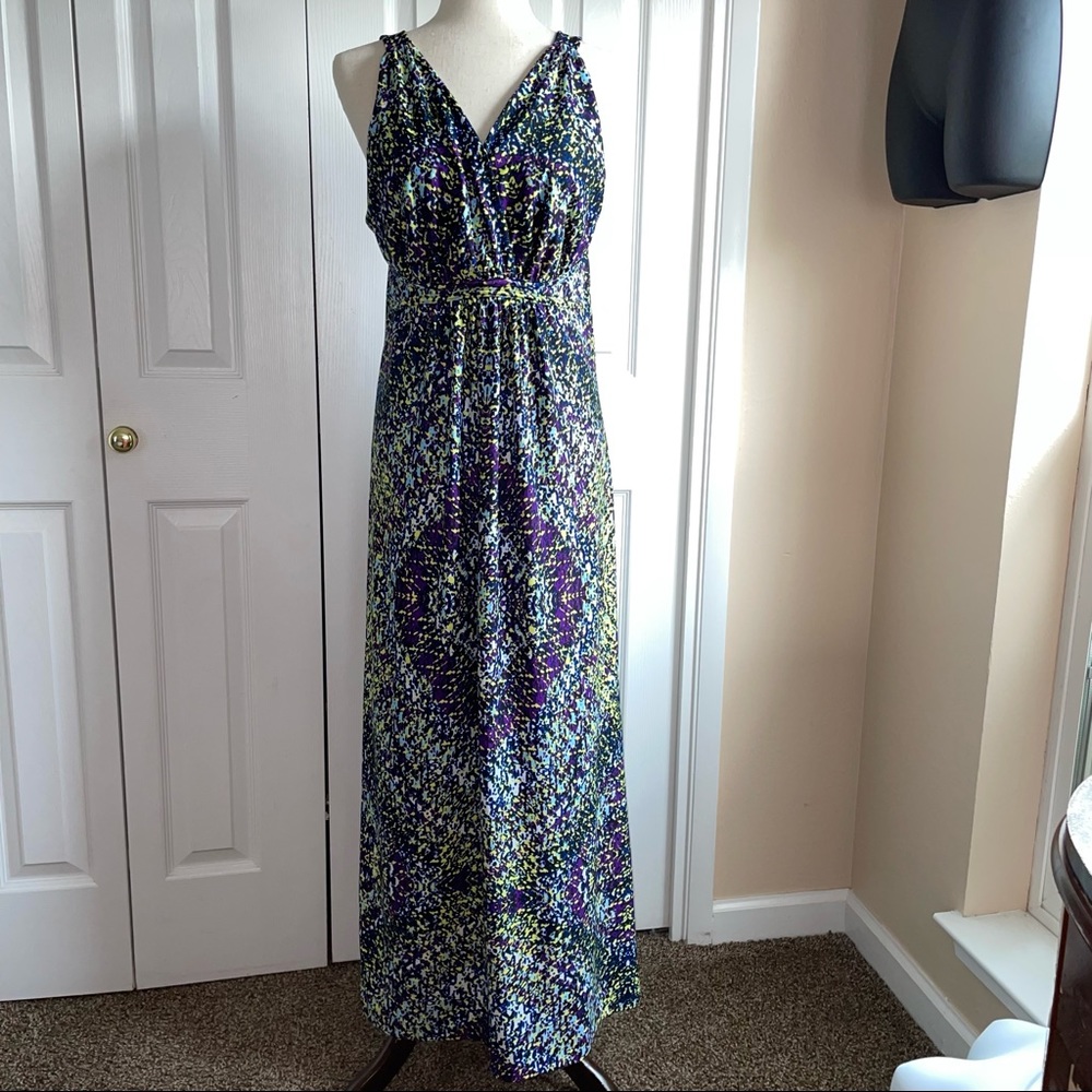 John paul Richard  multicolor maxi dress size L